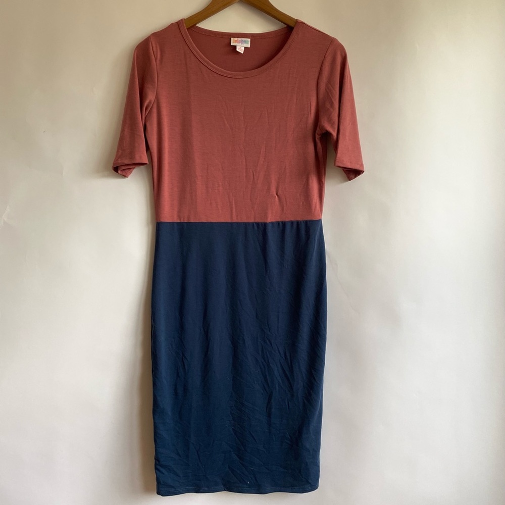 Women's Lularoe Two Tone Julia Dress